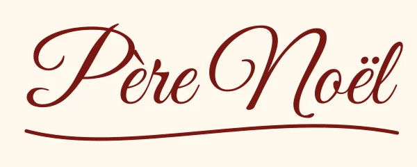 Signature « Père Noël » à la plume, avec paraphe